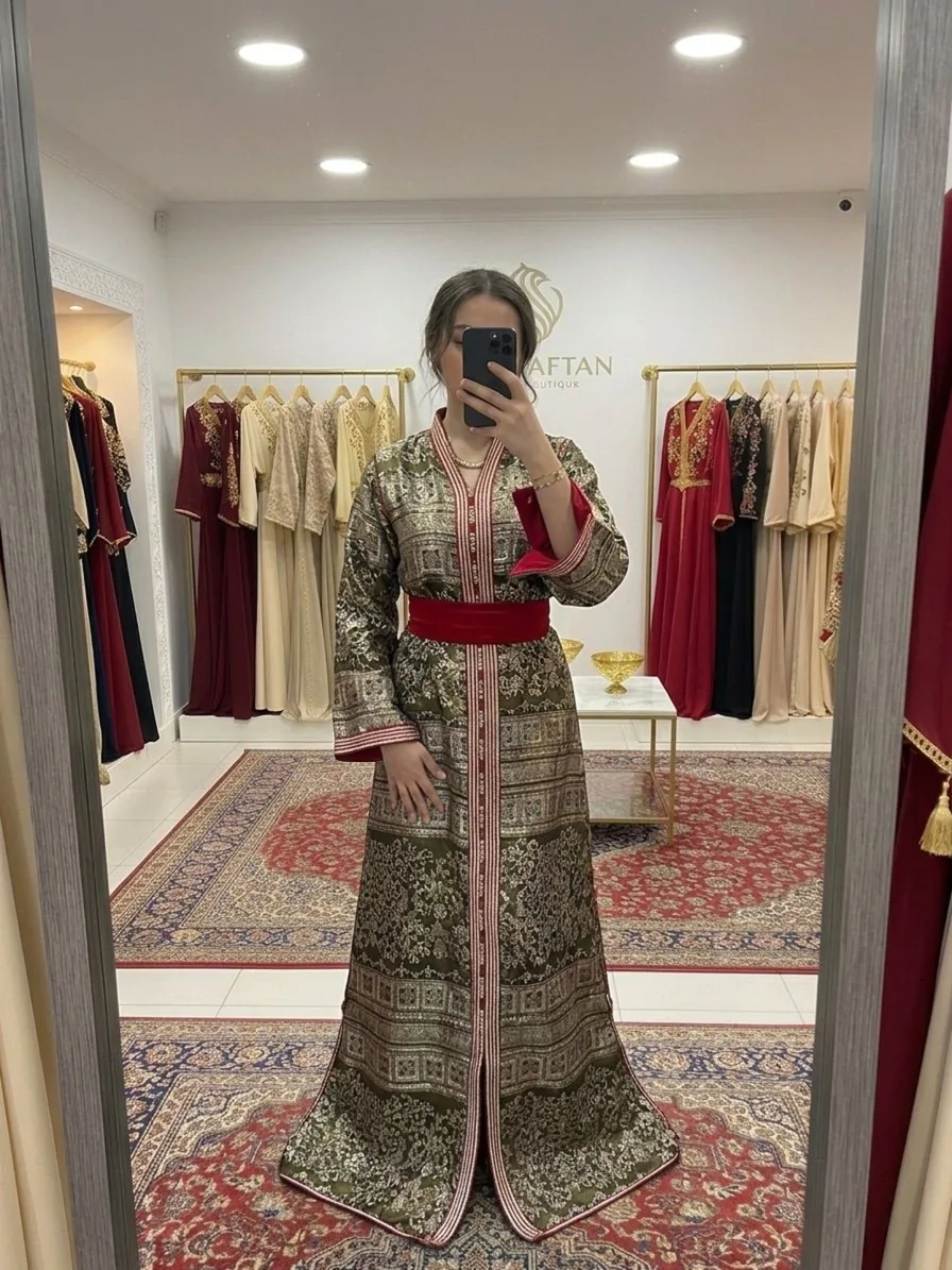 Andalouse - Caftans en location ou achat chez SO Caftan en Ile-de-France
