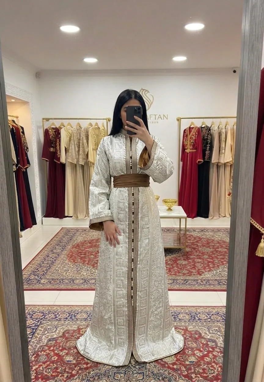 Impérial Bronze - Caftans en location ou achat chez SO Caftan en Ile-de-France